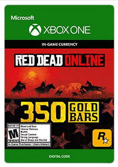Red Dead Redemption 2 350 GOLD BARS - Xbox One [Digital]