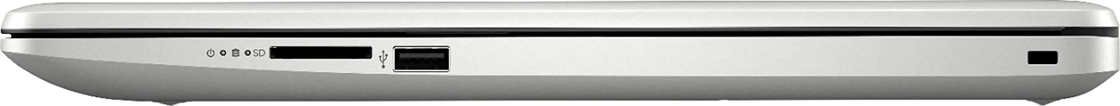 HP 2021 17.3" FHD IPS Laptop Computer 11th Intel Quad Core i5-1135G7, 8GB RAM 512GB SSD, Intel Iris Xe Graphics, USB-C Webcam WiFi HDMI Windows 10 S Silver+GOLDOXIS Card