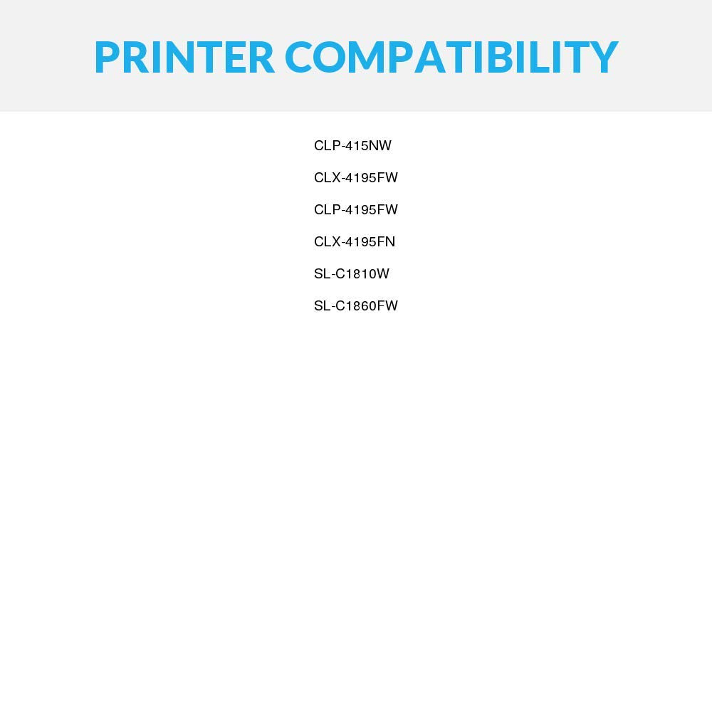Speedy Inks Toner Cartridge Replacement for Samsung CLT-504S Series (2 Black, 1 Cyan, 1 Magenta, 1 Yellow, 5-Pack)