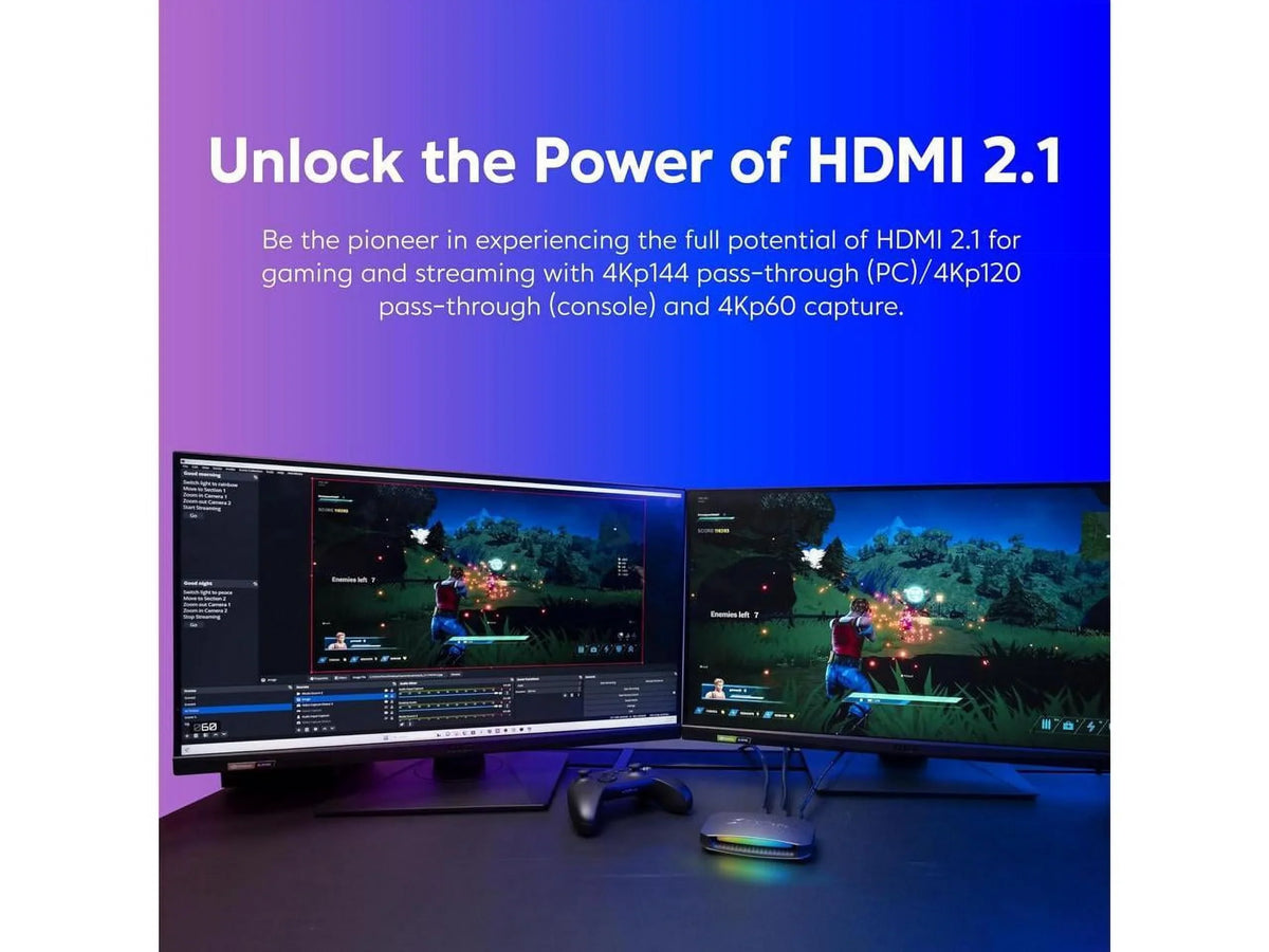 AVerMedia Live Gamer Ultra 2.1 (GC553G2) - Functions: Video Game Capturing, Video Streaming, Video Recording - 4K - YUY2 - USB - Audio Line In - Audio Line Out - PC