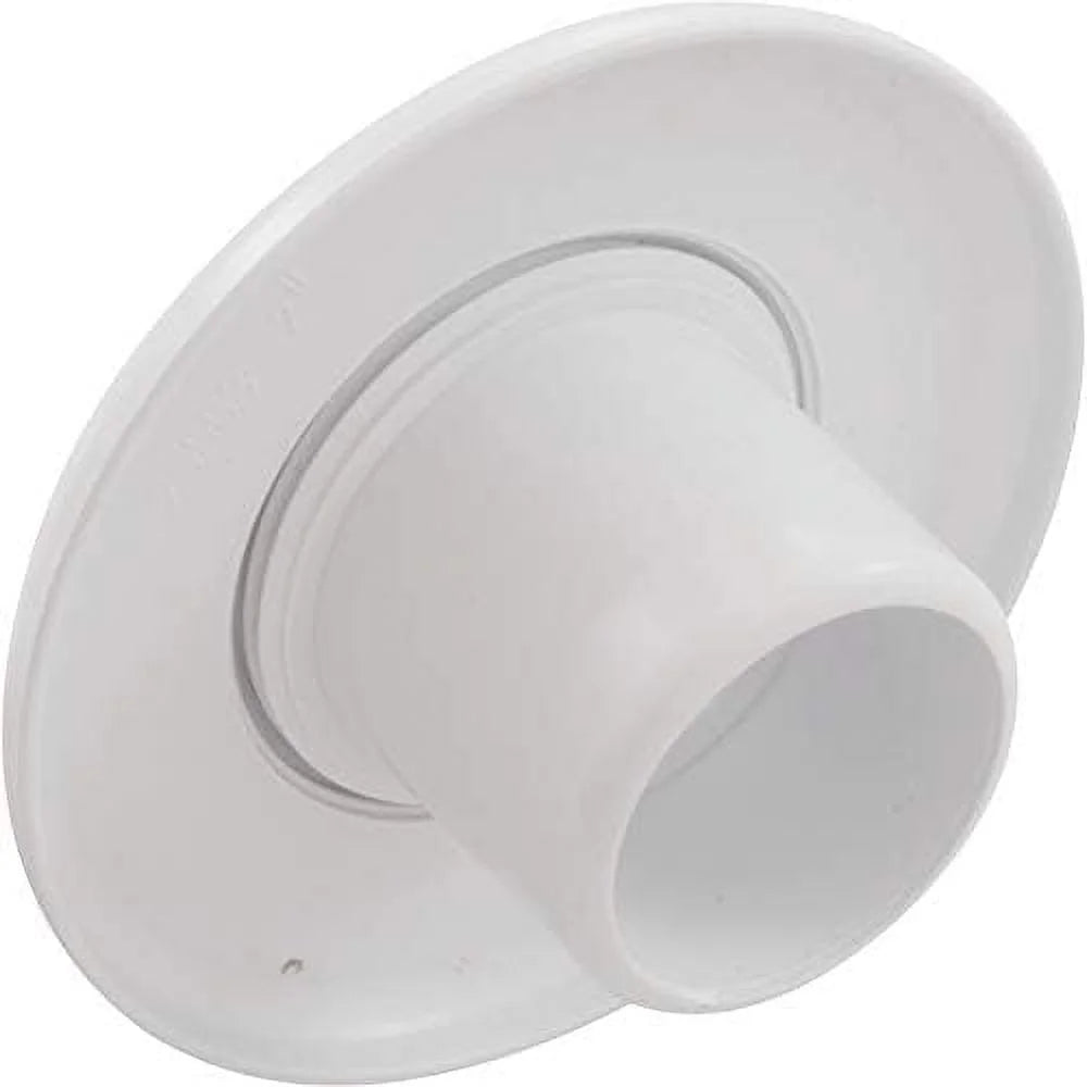 SP1422E White 1-Inch Opening Large Hydrostream Extended Directional Flow Inlet Fitting With 1-1/2-Inch SLIP Thread