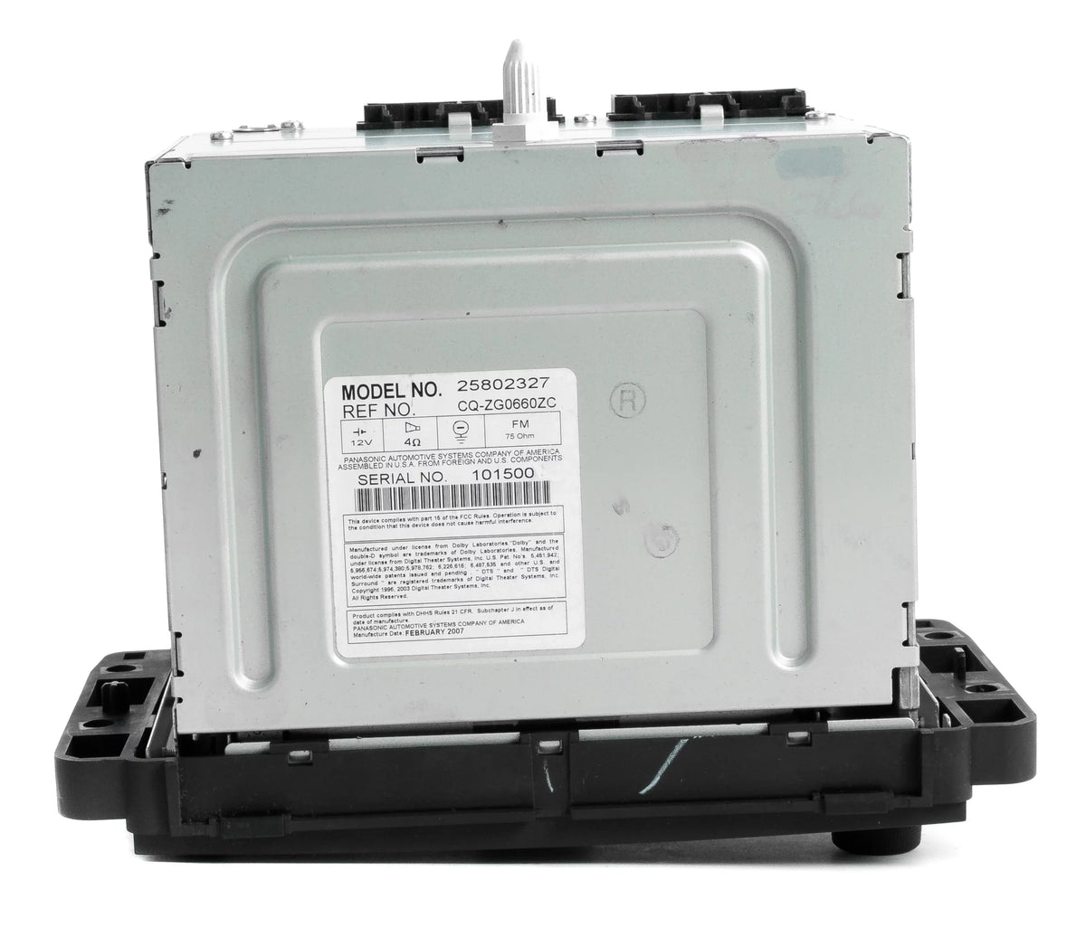 Restored 2007 Saturn Outlook OEM AM FM Radio MP3 DVD CD Player Auxiliary Input 25802327 (Refurbished)