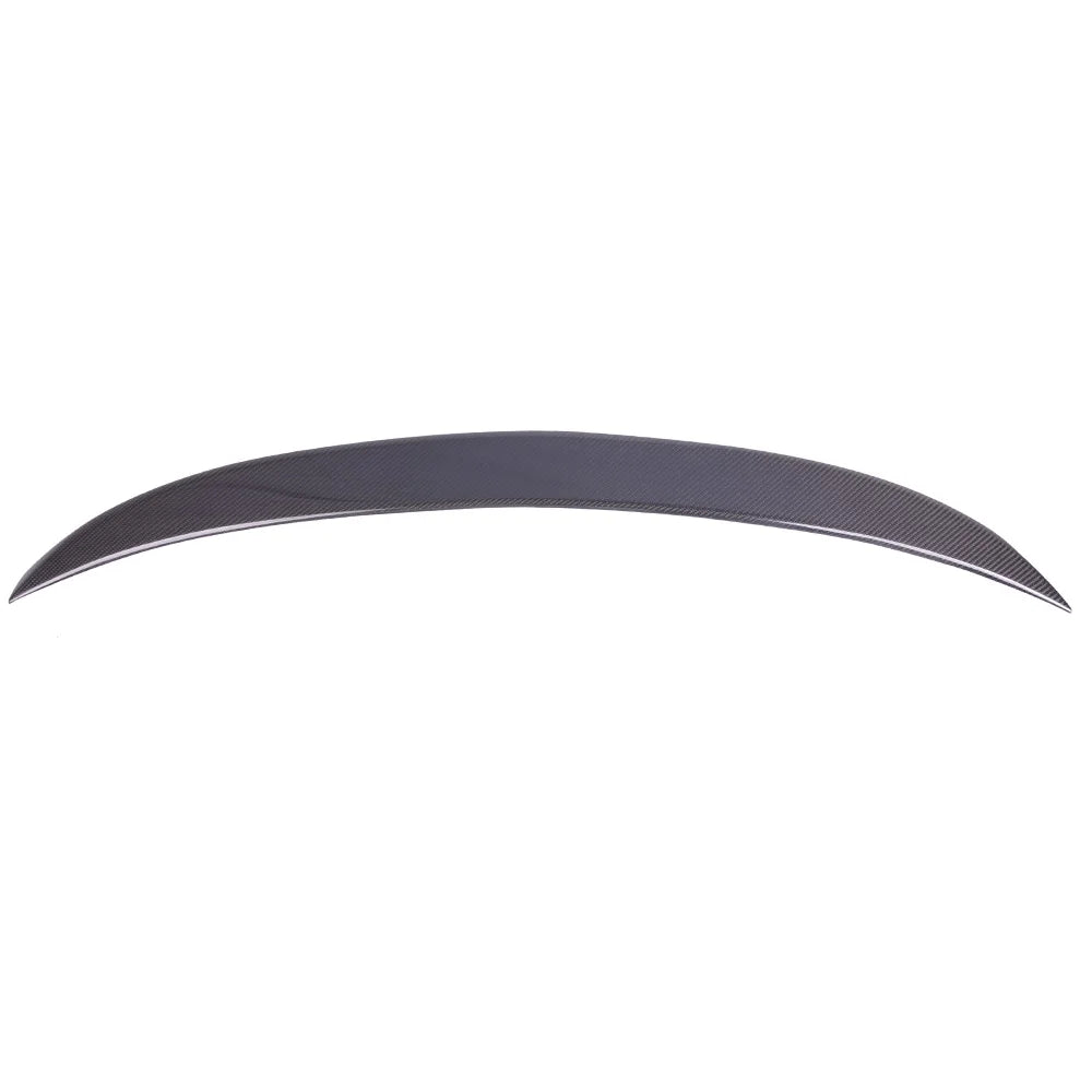 Ikon Motorsports Suitable with 15-20 BMW F36 4 Series 4DR Gran Coupe V Style Rear Trunk Spoiler Wing - Carbon Fiber 2015 2016 2017 2018 2019 2020