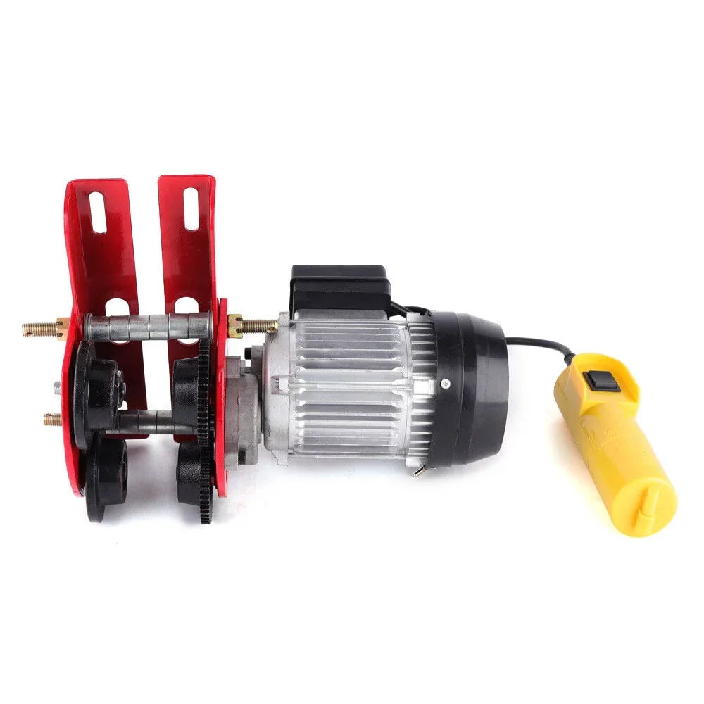Mkyiongou Electric Hoist Trolley Winch Overhead Crane Lift 1100LBS w/I-Beam Links 110V