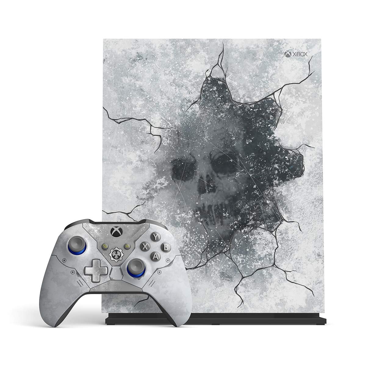 Used Microsoft Xbox One X 1TB Gears 5 Limited Edition Console Bundle, White, FMP-00130