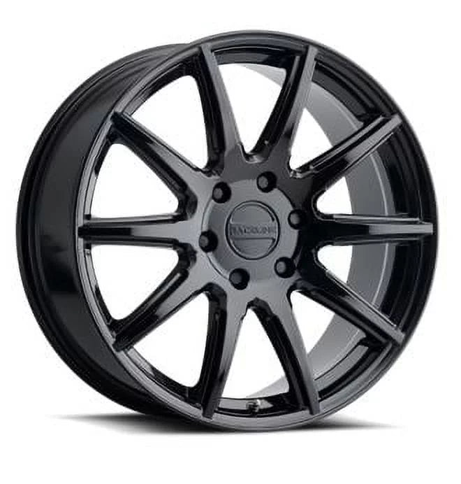 Raceline 159B-SPIKE 18" Cast Aluminum Wheel, SPIKE GLOSS BLACK 18X8 6X139.7 +15mm Fits select: 2015-2018 CHEVROLET SILVERADO K1500 LT, 2014 CHEVROLET SILVERADO K1500