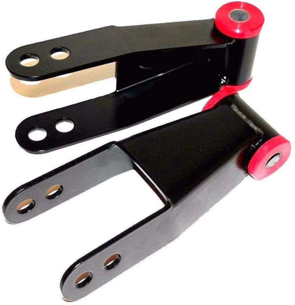 RTZ - Jeep Cherokee XJ Adjustable 1-2" Rear Lift Shackles 2wd Black