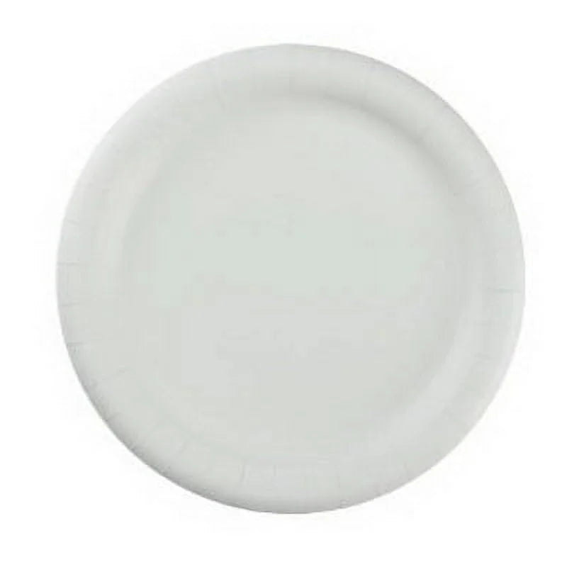 Dixie® (DBP09W) 8.5” Basic Basic Paper Dinnerware Plates by GP PRO (Georgia-Pacific), White, 500 Count (125 Plates Per Pack, 4 Packs Per Case)