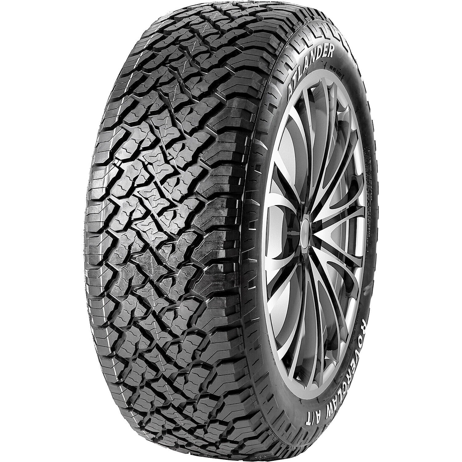 Atlander Roverclaw A/T LT 245/75R16 Load E 10 Ply AT All Terrain Tire Fits: 2015 Toyota Tacoma TRD Pro, 1995-2002 Chevrolet Tahoe LT