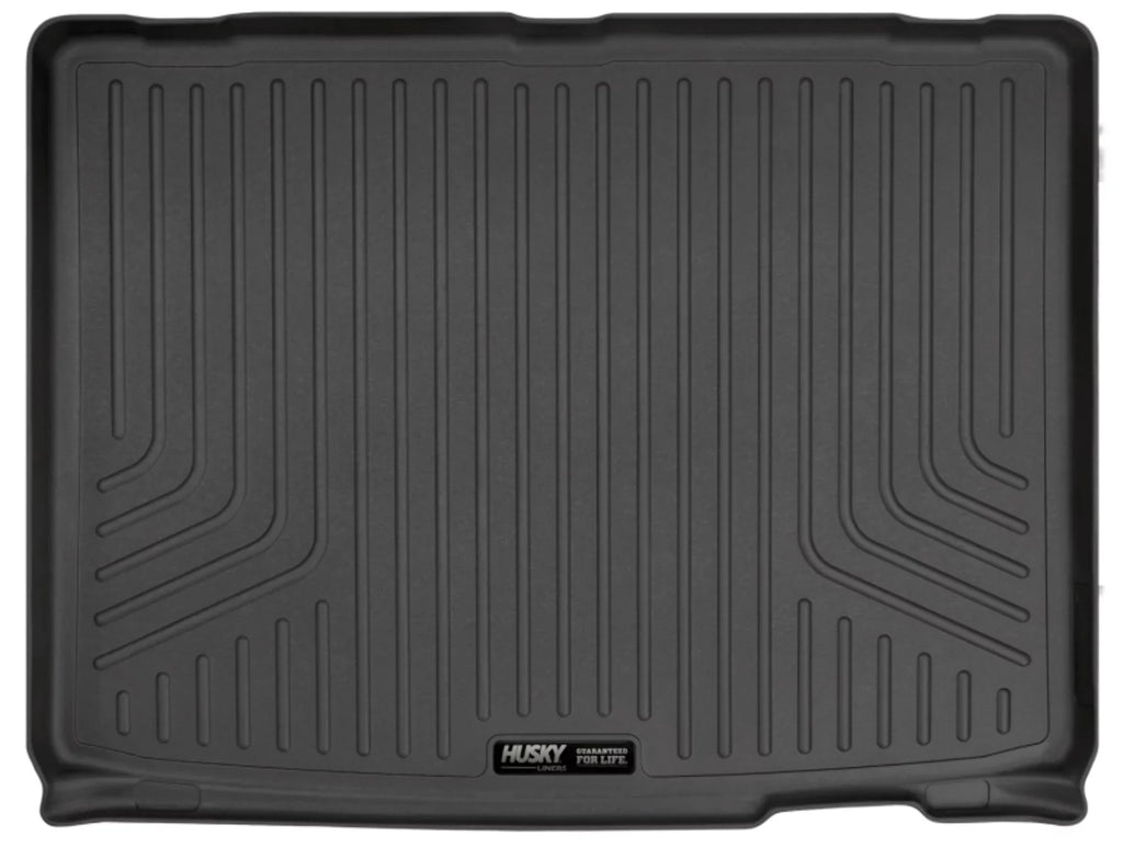Husky by RealTruck Climate Series Cargo Liner Black Matching with 12-19 Toyota Highlander; Matching with to back of 2nd row Seats over foldered 3rd row Seats