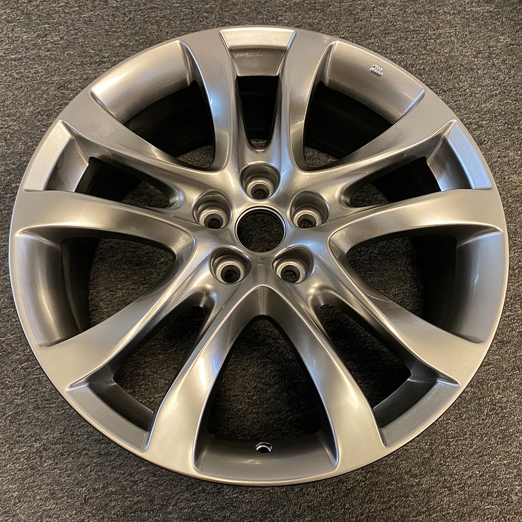 19" 19x7.5" Automotive Rim New Single Wheel for Mazda 6 2014 - 2017 Dark Hyper Silver OEM Grade Replacement