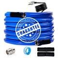 30FT Heated Water Hose for RV Drinking Blue Water Hose Freeze Protectio -45 F for RV, Trailer,Garden,Home