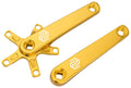 Promax SQ-1 Crank Arm Set - 150mm, Square Taper JIS Spindle Interface, 110mm BCD, Gold