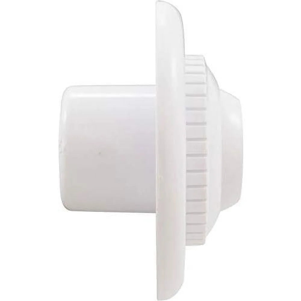 SP1422E White 1-Inch Opening Large Hydrostream Extended Directional Flow Inlet Fitting With 1-1/2-Inch SLIP Thread