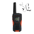 Cobra CXT1095 Emergency Two-Way Radios (1-Pack) IP67 Certified Waterproof Walkie Talkies Up to 40 Mile Range 22 Channels NOAA Condition Channels UHF/FM Ultra-Clear Reception With Surveillance Headset