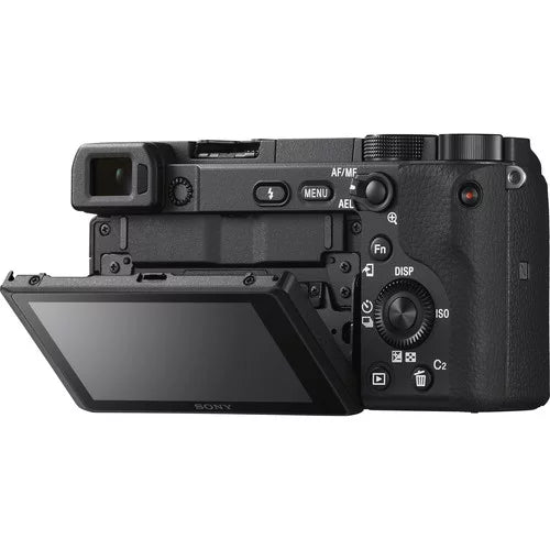 Sony Alpha a6400 Mirrorless Camera: Compact APS-C Interchangeable Lens Digital Camera with Real-Time Eye Auto Focus, 4K Video, Flip Screen & 16-50mm Lens + Pixi Essentials Kit