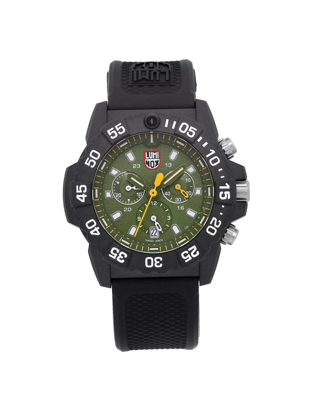Luminox Navy Seal Chronograph Carbon 45mm Green Dial Mens Quartz Watch XS.3597