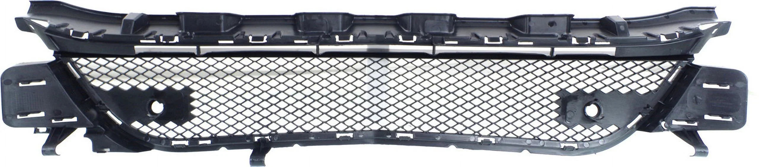 CLA250 14-16 FRONT BUMPER GRILLE, Center, Txtd, w/ Mlding Holes and Sport Ed., w/ AMG Pkg and IPAS Holes
