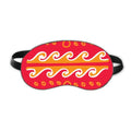 Fire Wave Mexico Totems Ancient Civilization Sleep Eye Shield Soft Night Blindfold Shade Coating