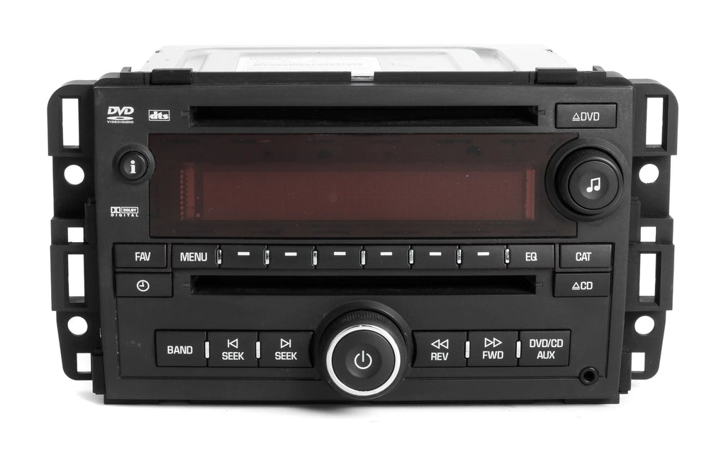 Restored 2007 Saturn Outlook OEM AM FM Radio MP3 DVD CD Player Auxiliary Input 25802327 (Refurbished)