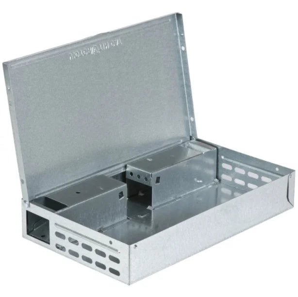 Tin Cat Humane Mouse Trap Solid Lid- Multiple Catch Live Mouse Trap