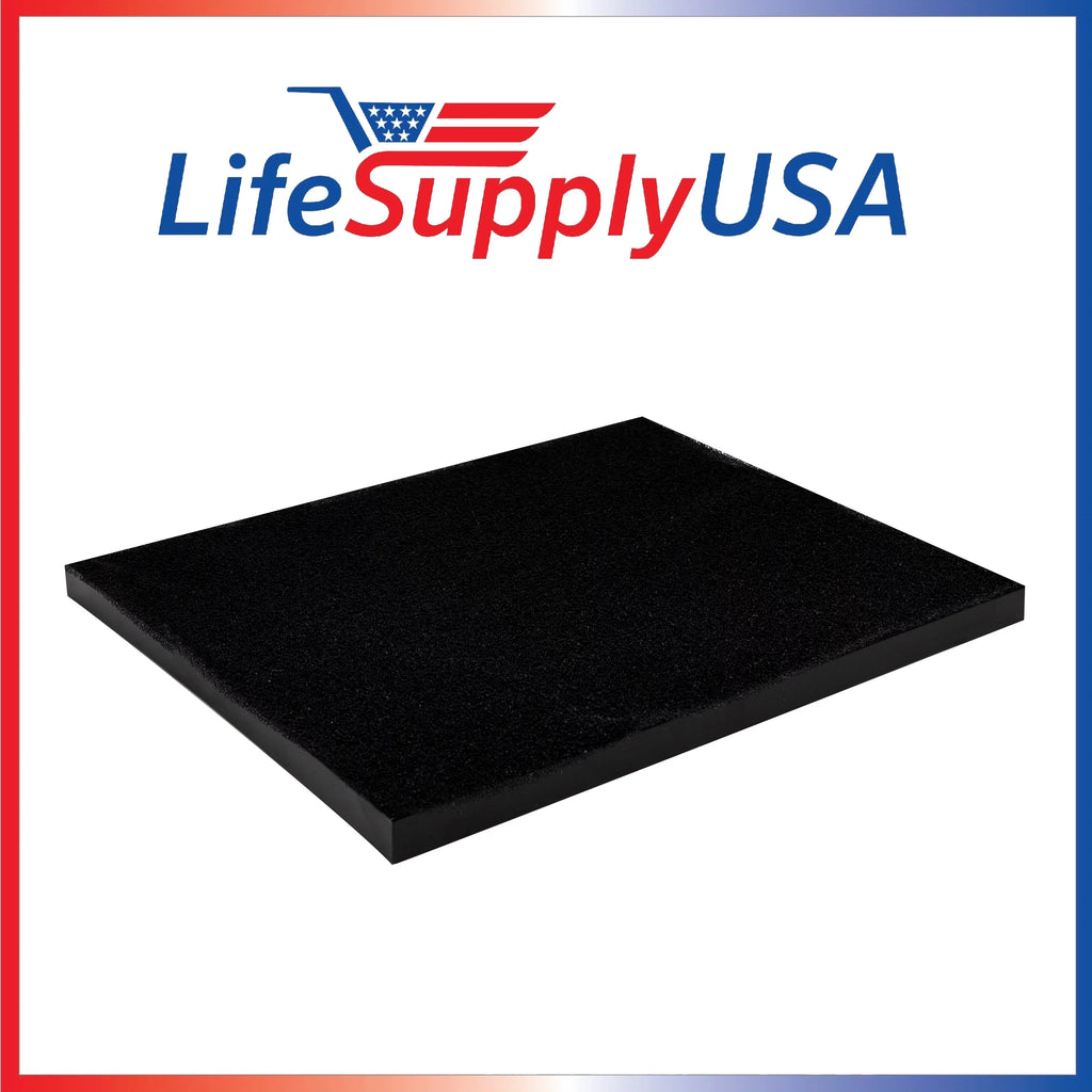 LifeSupplyUSA 17" HEPA Air Filter MERV 17 Replacement with AD Carbon Gas Trap for VOC Purifier