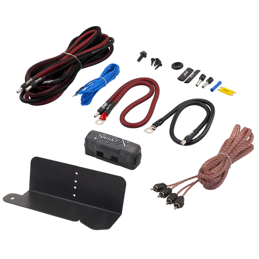 JBL JBLBB4005D - 5-Door Passive Sound Bar Matching with Bronco with MB Quart NA2-400.2 compact Two Channel, 400 watt Powersports amplifier and Bronco Install Accessories