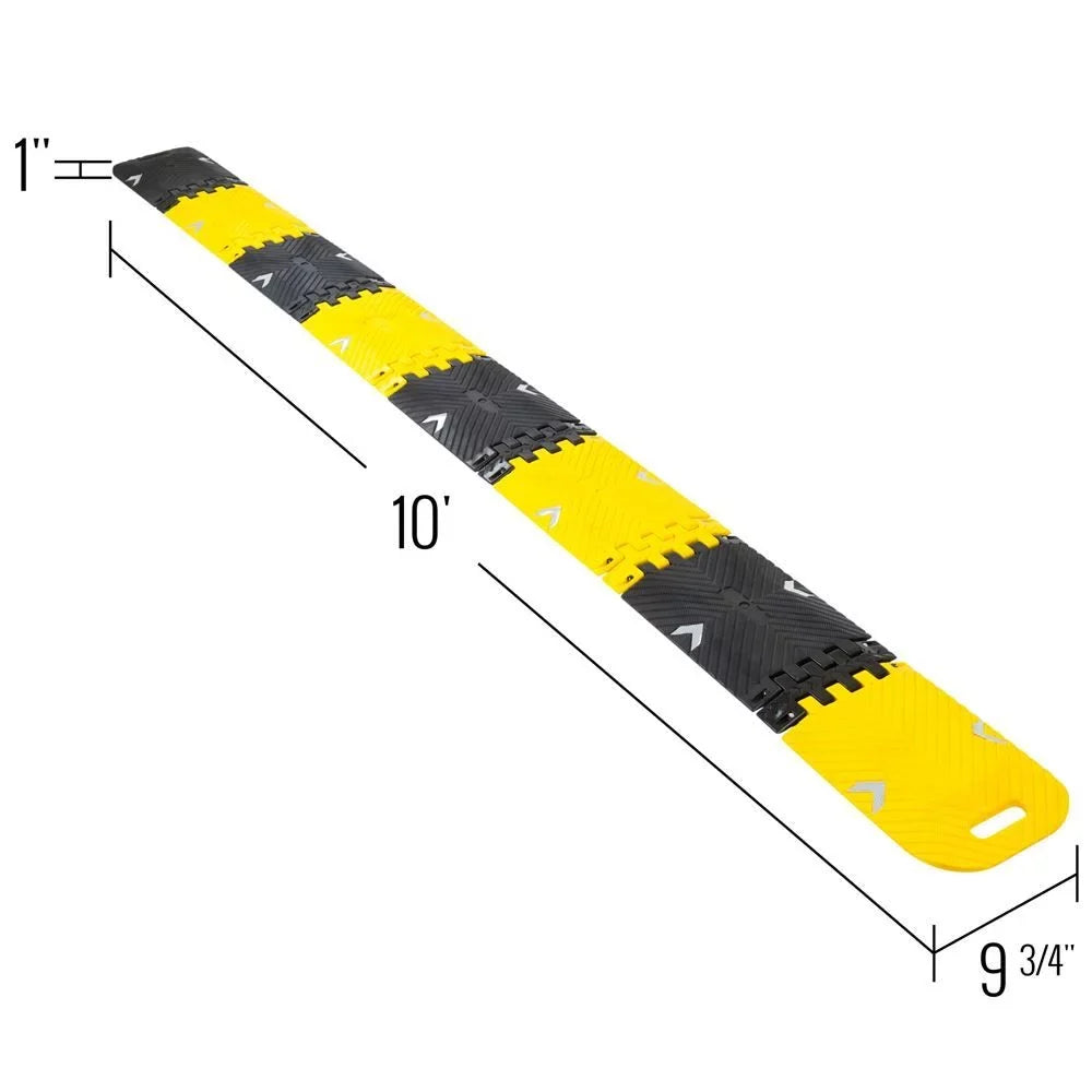 Guardian 11-DH-PSB-1 Folding Portable Speed Bump - 10' Long x 9-3/4in Wide