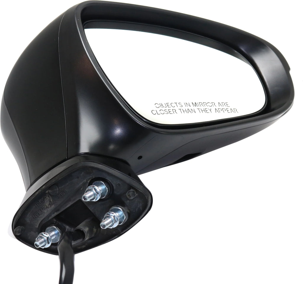 Mirror Fitting With 2014-2017 Lexus CT200h Right Passenger Side Heated In-housing Signal Light Textured Black Kool-Vue