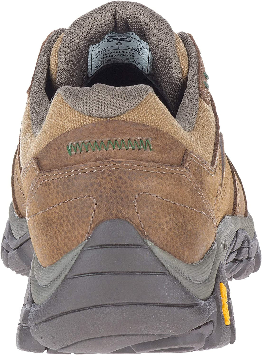 Merrell Mens Moab Adventure Lace Hiking Shoes - Earth Green - 9.5