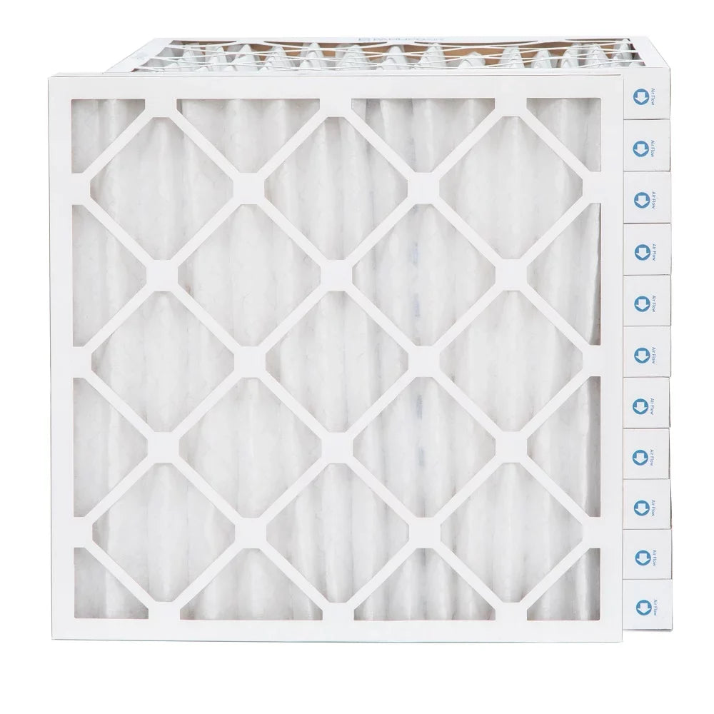 Pamlico Air 18x20x2 MERV 8 Pleated AC Furnace Air Filters. Case of 12. Actual Size: 17-1/2 x 19-1/2 x 1-3/4