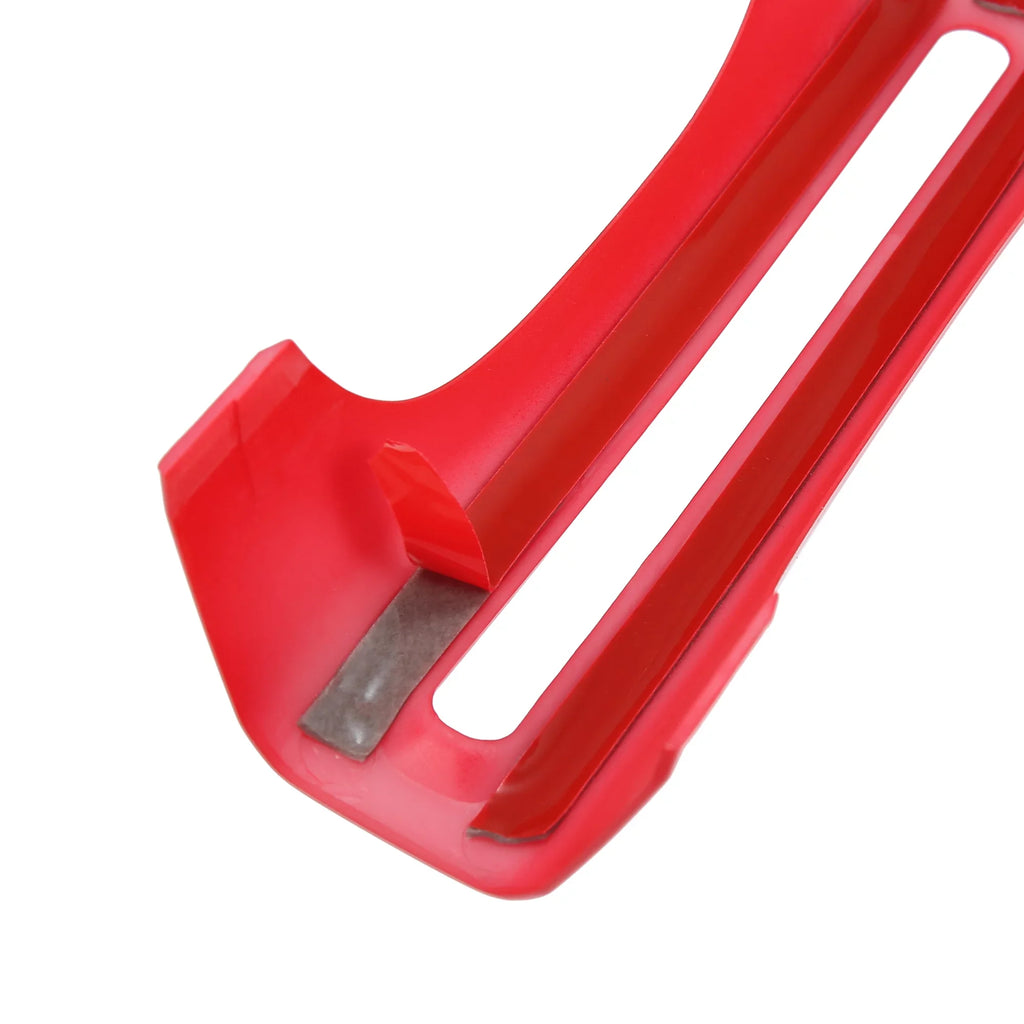 Red Door Handle Trim Coating Kit and Tailgate Handle Shield for Jeep Wrangler JL JLU 2 & 4 Doors 2018-2021