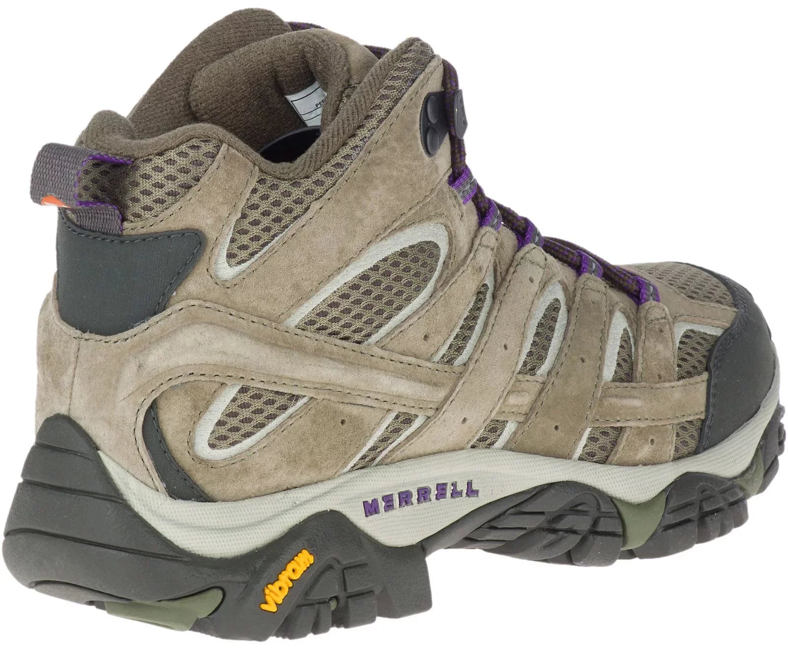 Merrell Women's Moab 2 Ventilator Mid Hiking Shoes, Olive, Size 8.5 Wide