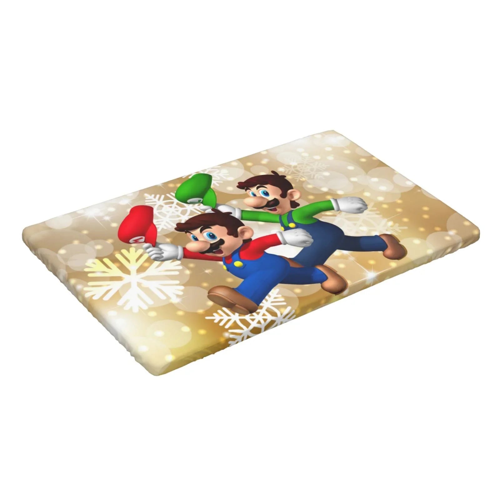 Bros Luigi's Mansion Mario Elastic Edged Table Protection Reusable Fitted Rectangle Tablecloth For Dining Kitchen Party 2.5X4ft