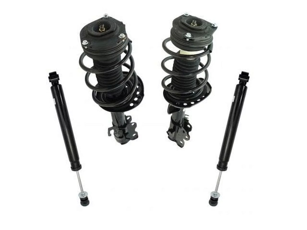 Front and Rear Shock Strut and Coil Spring Kit - 4 Piece - Matching with 2013 - 2018 Nissan Sentra 1.8L 4-Cylinder 2014 2015 2016 2017