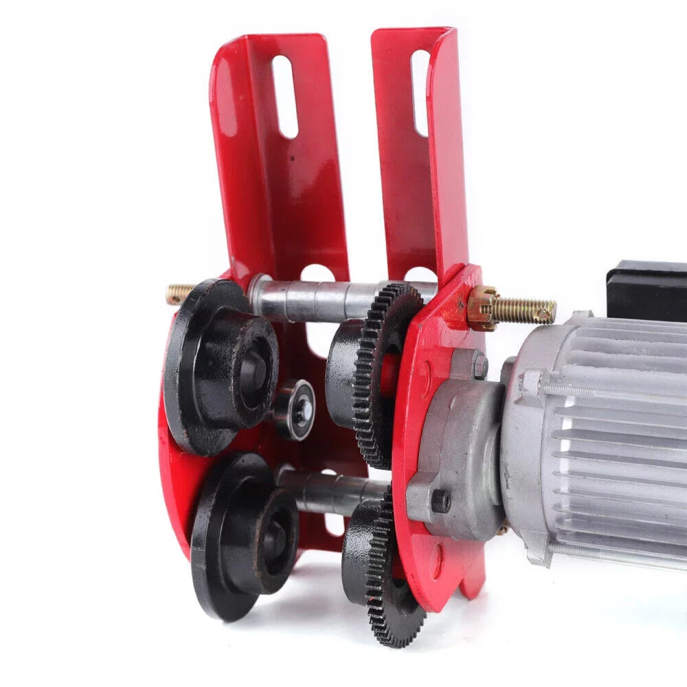 Mkyiongou Electric Hoist Trolley Winch Overhead Crane Lift 1100LBS w/I-Beam Links 110V