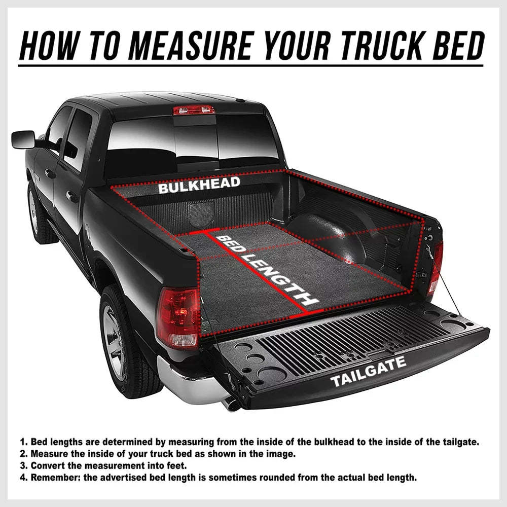 Short Bed Tonneau Coating 6.5Ft Soft Tri-Fold Fleetside for 02-09 Ram 1500/2500 Fits select: 2006-2008 DODGE RAM 1500, 2003-2009 DODGE RAM 2500