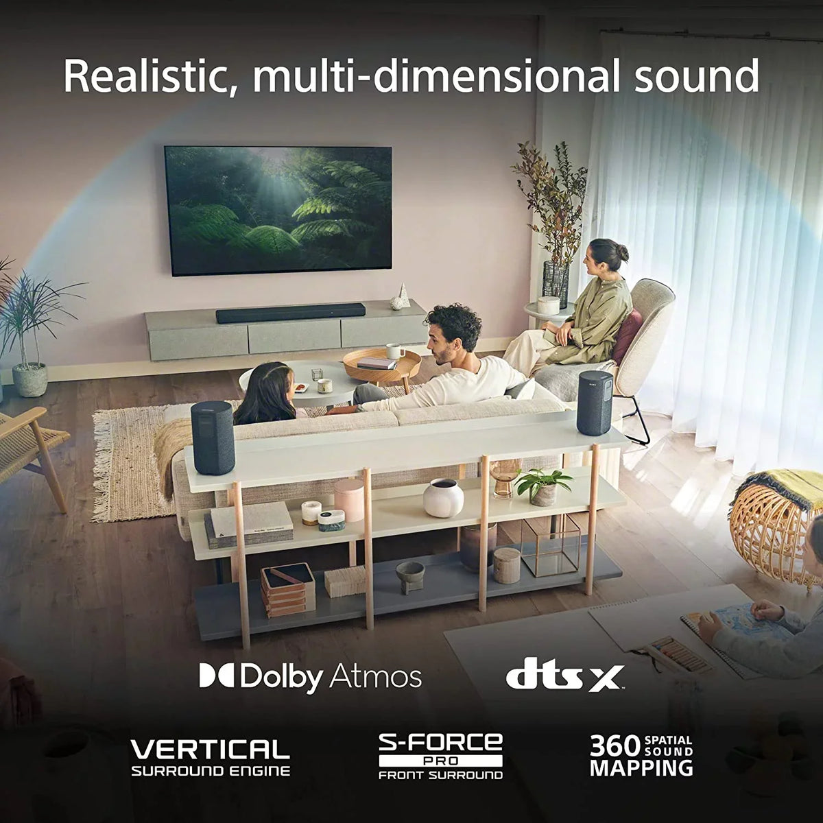 Sony XR85X95K 85-inch 4K Smart BRAVIA XR HDR Mini LED TV with Sony HT-A3000 3.1Ch Soundbar with Built-In Subwoofer and DTS Virtual:X (2022)