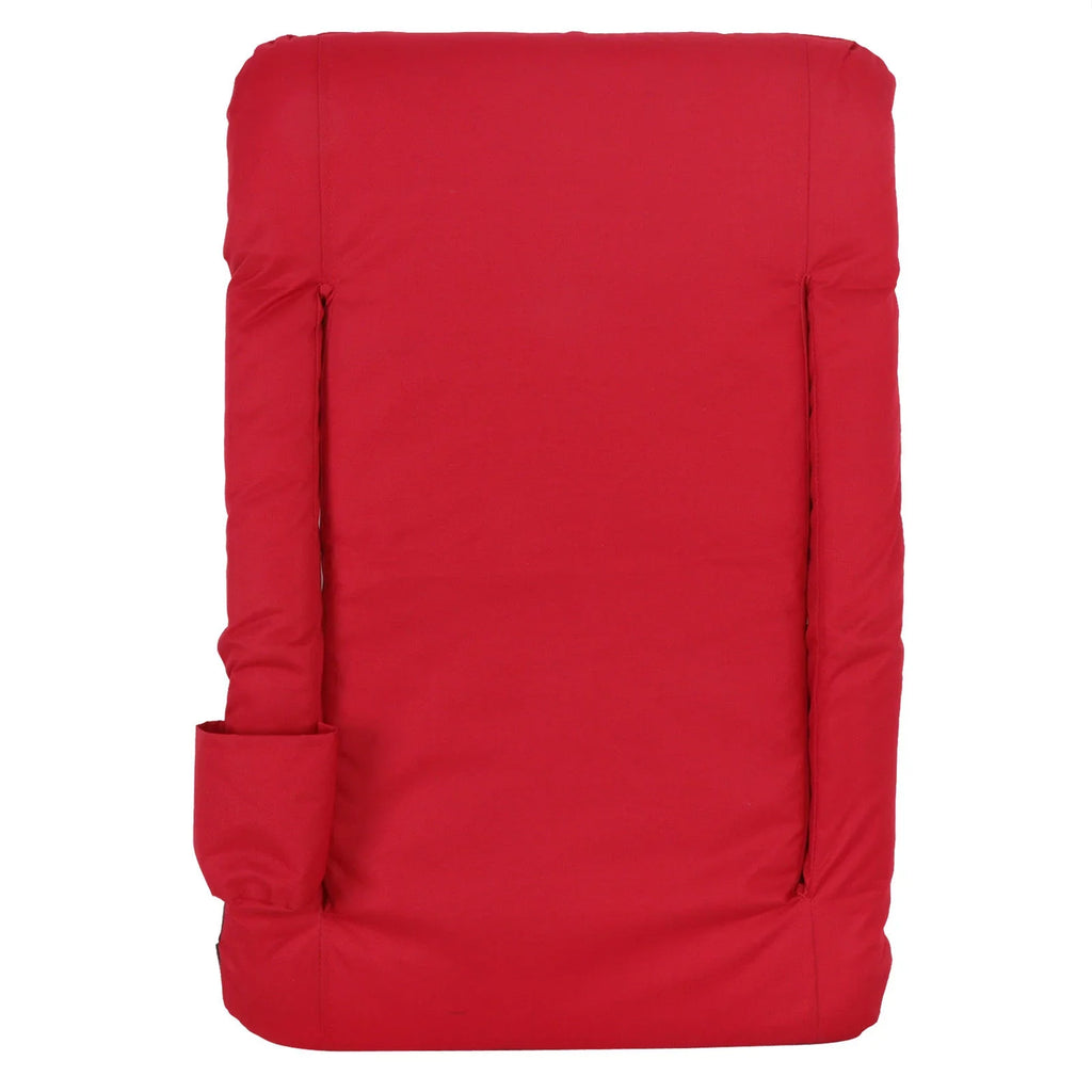ZENSTYLE Impervious Stadium Seat with Cup Holder 7 Tiltable Positions - Red
