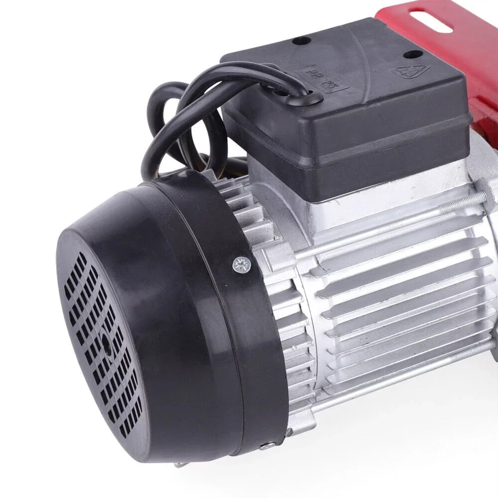 Mkyiongou Electric Hoist Trolley Winch Overhead Crane Lift 1100LBS w/I-Beam Links 110V
