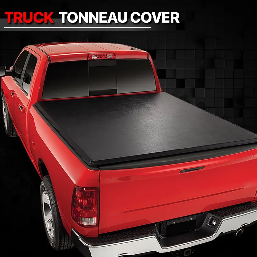 Short Bed Tonneau Coating 6.5Ft Soft Tri-Fold Fleetside for 02-09 Ram 1500/2500 Fits select: 2006-2008 DODGE RAM 1500, 2003-2009 DODGE RAM 2500