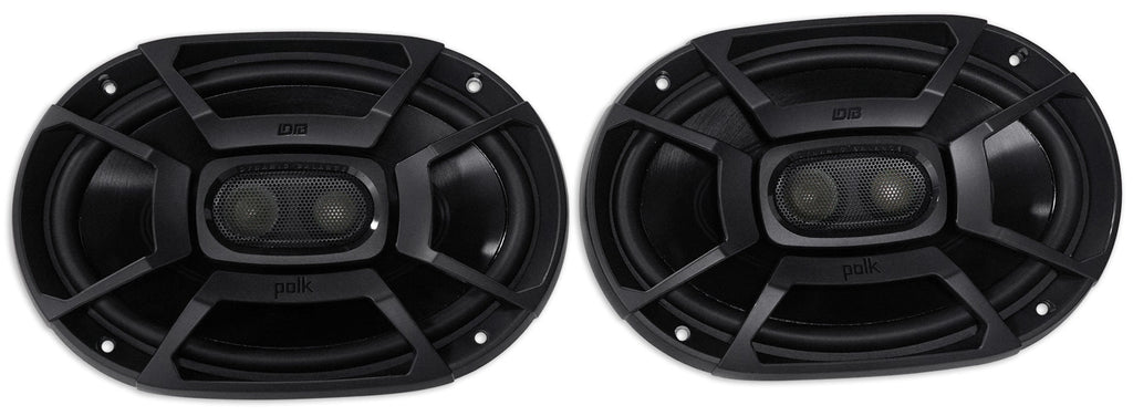 2) Polk Audio DB692 6X9" 450w Car Audio Marine/ATV/Motorcycle Speakers+Cyberbuds