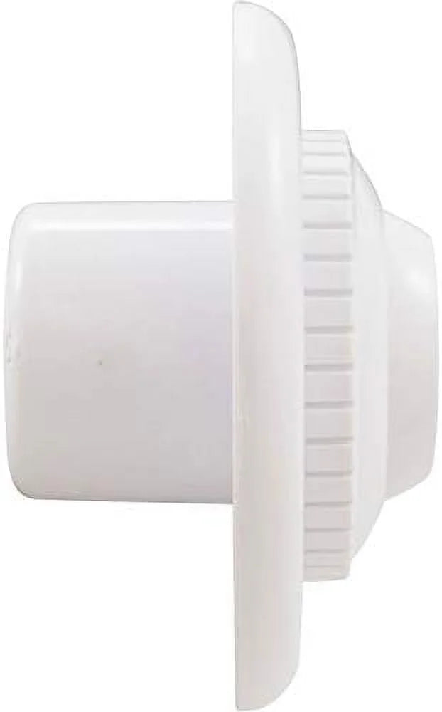 SP1422E White 1-Inch Opening Large Hydrostream Extended Directional Flow Inlet Fitting With 1-1/2-Inch SLIP Thread