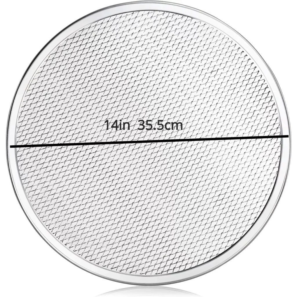 1pc, Restaurant-Grade Aluminum Pizza Baking Screen, Perfect For Pizzerias & Restaurants, Evenly Bakes Pizza & Shortens Bake Time! Seamless Aluminum Pizza Screen, Baking Tools, Kitchen Gadgets, Kitche