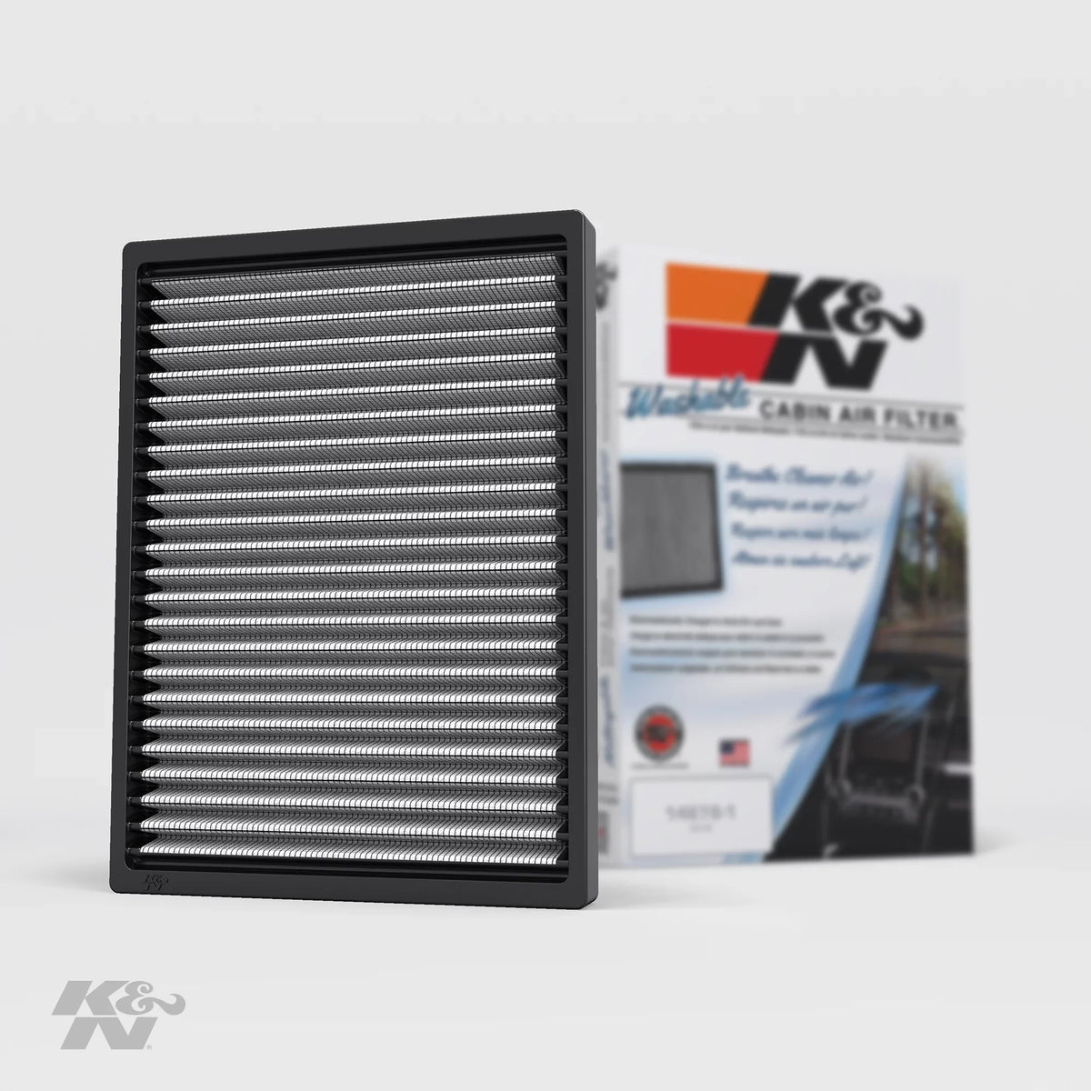 K&N Cabin Air Filter: Washable and Reusable: Designed For Select 2007-2016 Chevy/GMC/Buick/Saturn (Traverse, Acadia, Enclave, Outlook) Vehicle Models, VF1012