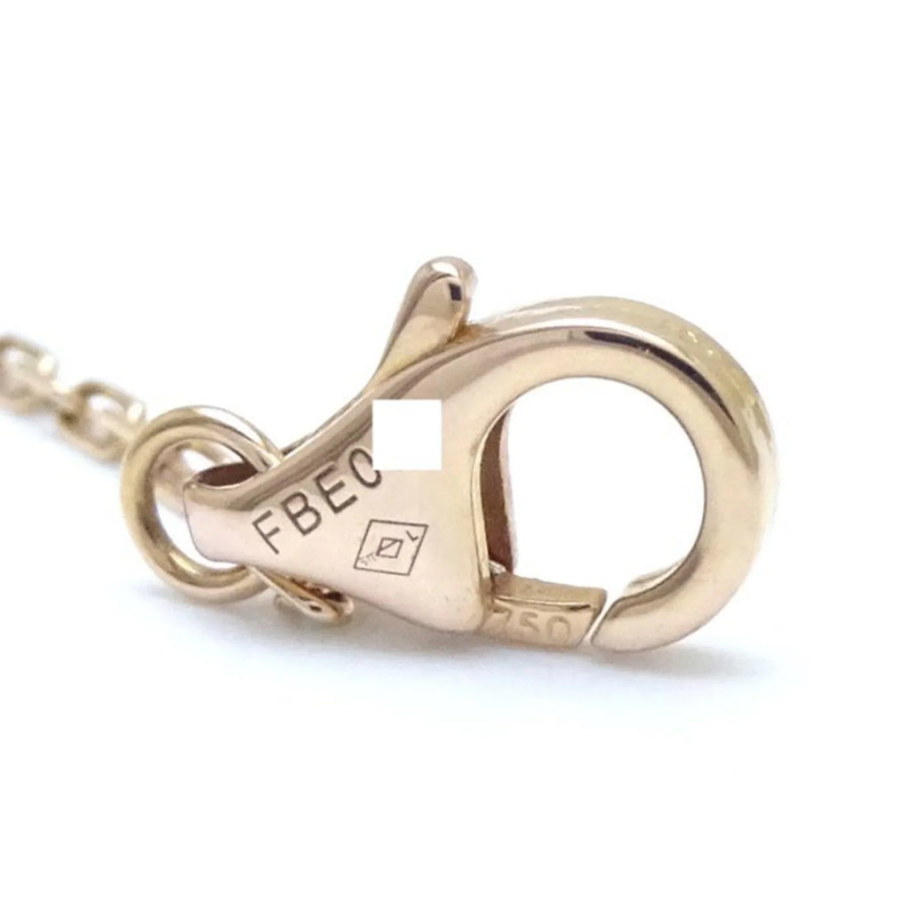 Pre-Owned CARTIER Trinity Heart Necklace Diamond B7061200 K18 Three-Color Gold 291637 (Like New)