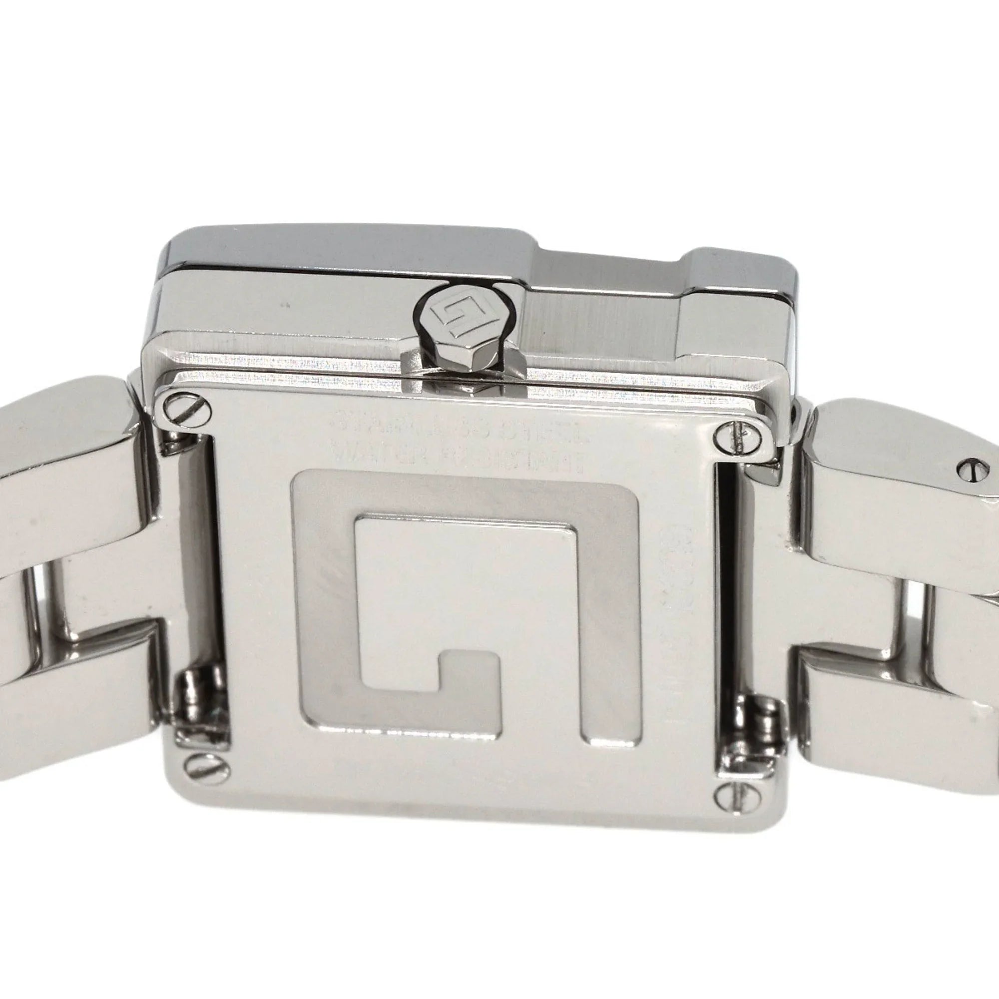 Pre-Owned Gucci 3600J G Square Face Watch Stainless Steel/SS Boys GUCCI (Good)