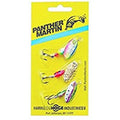 Big Rock Sports 0.12 oz Panther Martin OD3 Hammered Holographic Spinner Kit - Pack of 3
