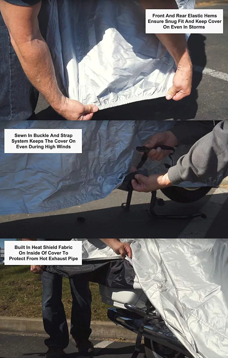 Climate Motorcycle Coating Matching With 2016 Beta Evo 300 - Outdoor & Indoor - Protect From Rain Water, Snow, Sun - Built In Reinforced Securing Straps - Long-lasting Material - Free Storage Bag