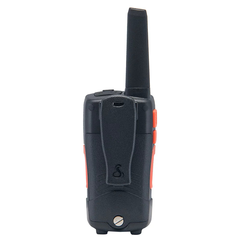 Cobra CXT1095 Emergency Two-Way Radios (1-Pack) IP67 Certified Waterproof Walkie Talkies Up to 40 Mile Range 22 Channels NOAA Condition Channels UHF/FM Ultra-Clear Reception With Surveillance Headset